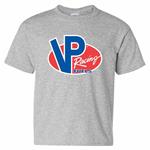 Shirt, VP Racing Logo, Youth, Ash Gray