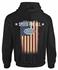 Hoodie, NHRA American Flag, Black