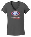 Shirt, NHRA Race Night, Ladies, Dark Gray