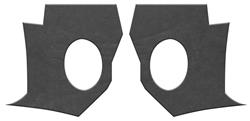 Insulation Set, Interior, Quietride, AcoustiShield, 1961-63 Pontiac, Conv.