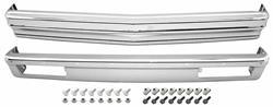 Bumper kit, Front & Rear, 1978-87 El Camino, w/o Impact Strip, w/Hardware