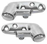 Support Brackets, Sun Visor, 1957-60 Cadillac/1959-60 Pontiac Convertible, Pair