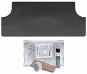 Trunk Insulation & Mat Set, Quietride, AcoustiTrunk, 1968-72 Skylark, Rubber