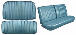 Seat Upholstery Kit, 1968 Chevelle, Front Split Bench/Convertible Rear LEG