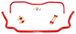 Sway Bar Set, Ft/Rr, UMI Perf. Solid, Ft. Chassis Mnt/Rr. TA Mnt, 1964-72 A-Body