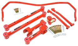 Trailing Arm Set, Rear, UMI, 68-72 A-Body, w/Sway Bar, Brace & Poly. Bshng