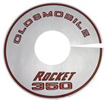 Decal, 68 Cutlass, Air Cleaner, Rocket, 350, 4bbl, 11Inch, Silver