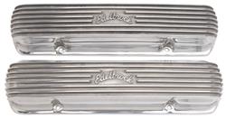 Valve Covers, Edelbrock Classic Series, 1962-77 Pontiac 301-455 V8, 3.125" Short