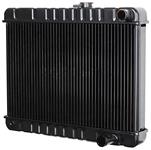 Radiator, Std Core, 1964-65 G/T/L, V8, 4-Row, 17" Tall Core, PS. Filler, 3" Mnts