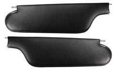 Sun Visors, Recessed Star, 1964-65 GTO/LeMans 2-Door Coupe/4-Dr Hardtop, 2-Pin