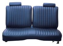 Seat Upholstery, 1978-80 El Camino, Ft Split Bench, 10 Vert Pleats No Arm, Vinyl