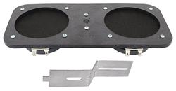 Speaker, Dash, Dual 4" Round, 66-67 & 69 Chevelle/El Camino, w/o A/C, 40W, 4-Ohm