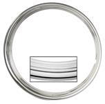 Trim Rings, SS Rally Wheel, 1969-70 CH/EC/MC, Step Lip, Stainless Steel, 15x7"