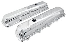 Valve Covers, Edelbrock Signature Series, Oldsmobile 350-455 V8, 2.9" Short