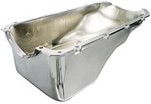 Oil Pan, 1959-77 Pontiac 301-455, Chrome