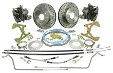 Disc Brake Set, Rear, 1968-72 BOP, 11" Rotors, Deluxe