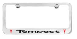 License Plate Frame, Designer, Tempest w/ Arrowhead Emblems